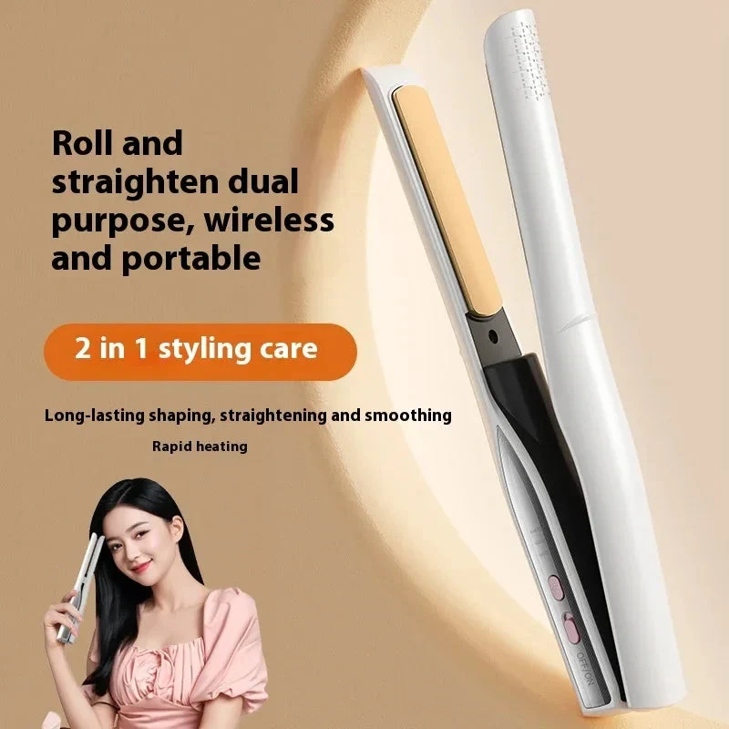 Portable USB Charging Splint Hair Straightener