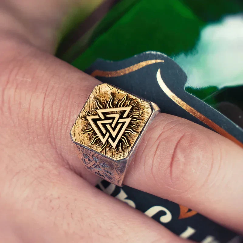 Men's Domineering Nordic Viking Ring