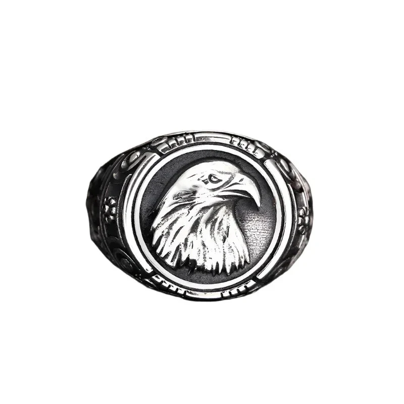 925 Sterling Silver Eagle Ring
