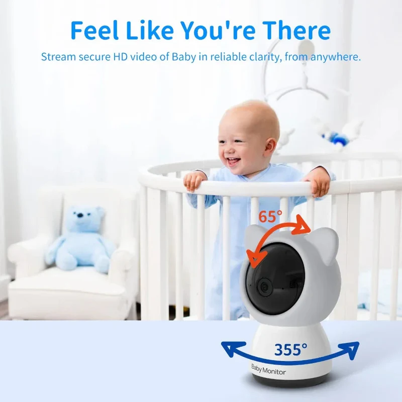 5 Inch Screen 1080P Infrared Night Vision Baby Monitor