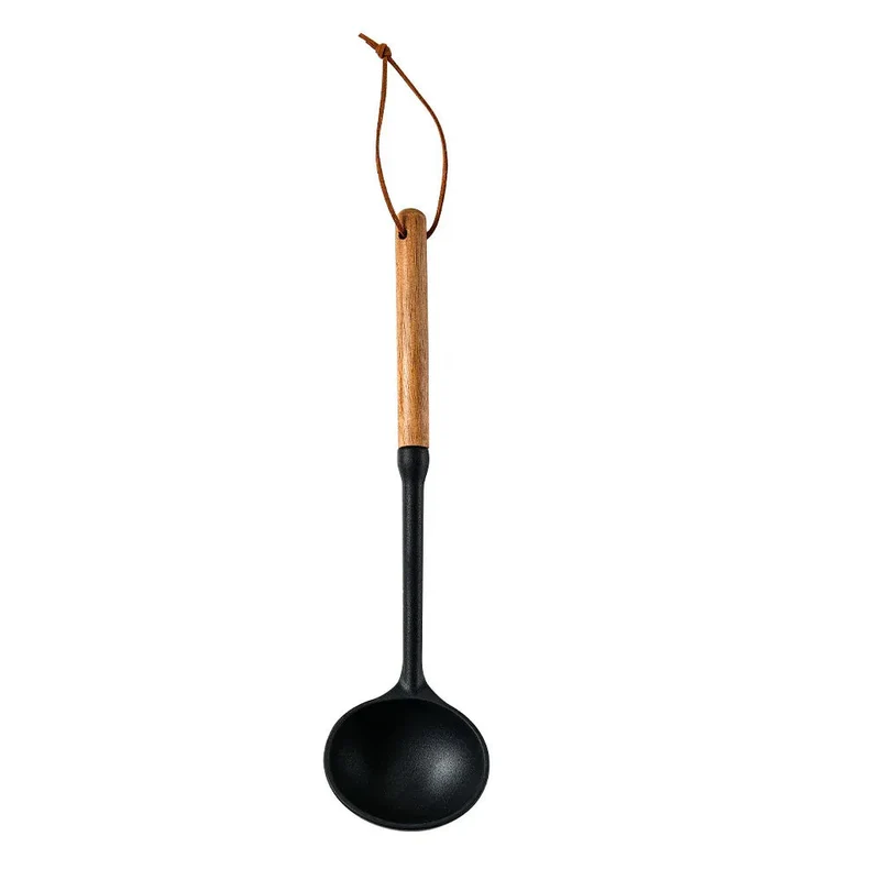 Wooden Handle Silicone Spatula Kitchenware Suit High Temperature Resistant Kitchen Utensil Tools