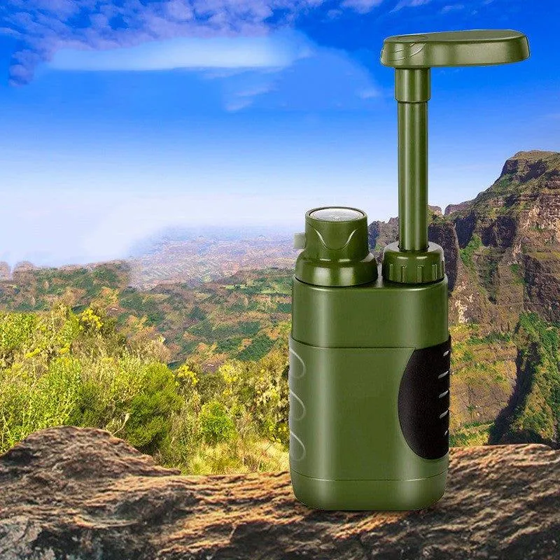 Outdoor Portable Camping Personal Survival Water Purifier
