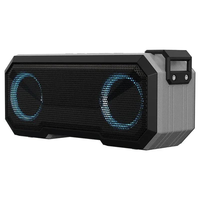 Waterproof Colorful Luminous Outdoor Wireless Speaker With Dual Speakers & Power Bank
