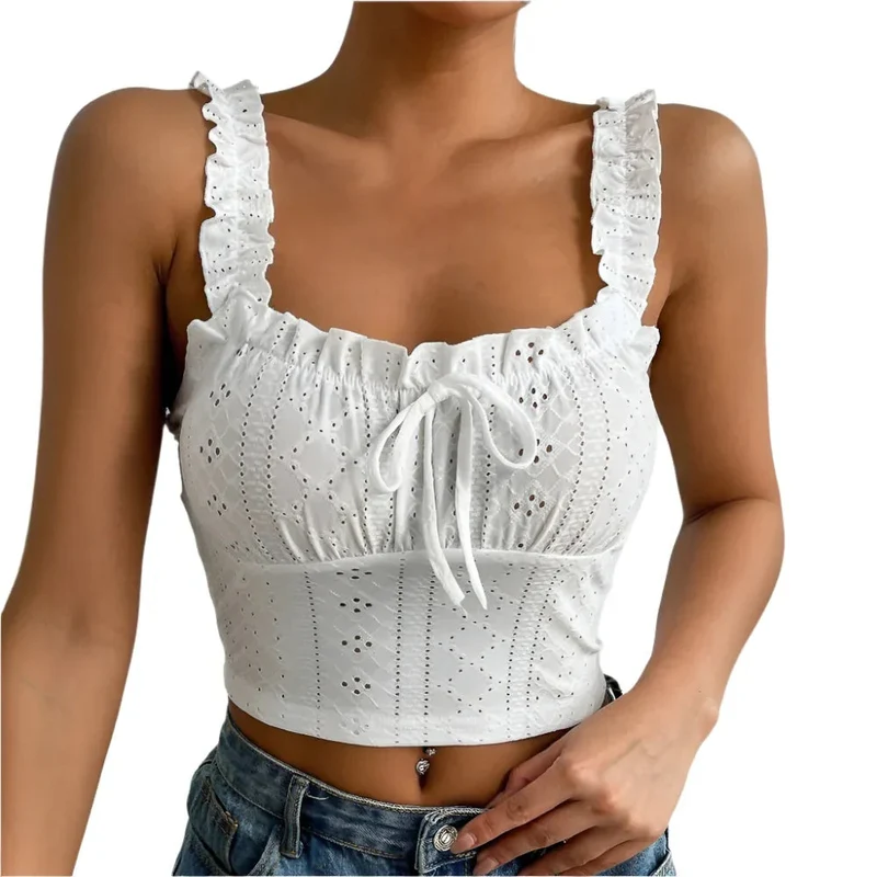 Women's Elegant Lace Camisole Flattering Top