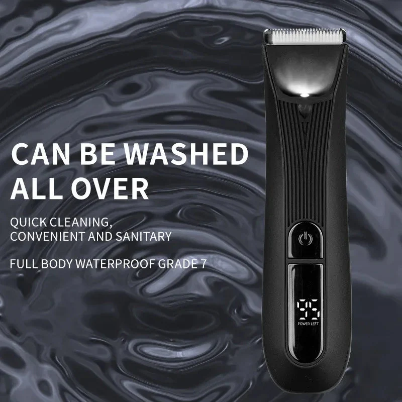 Body Hair Groin Pubic Hair Intimate Electric Washable Trimmer