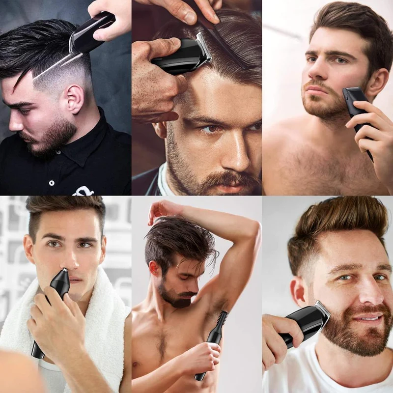 Hair trimmer Electric Clipper Shaver Beard Nose Hair Body Hair All In One Grooming Kit