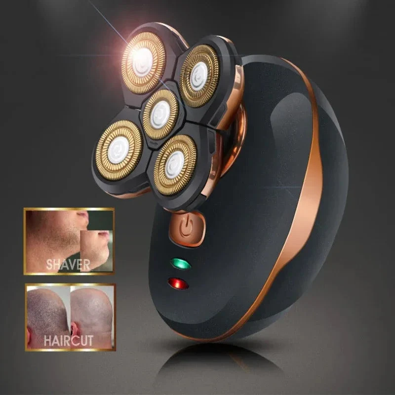 Multifunctional 4D Electric Shaver 5 In 1 Men's Razor Beard Shaving Machine Trimmer Clipper Hair Cutting Removal Machine