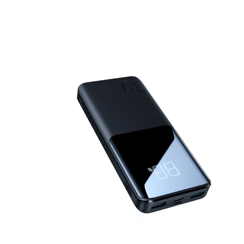 Powerbank 10000 mAh, LED-display och dubbla USB-portar