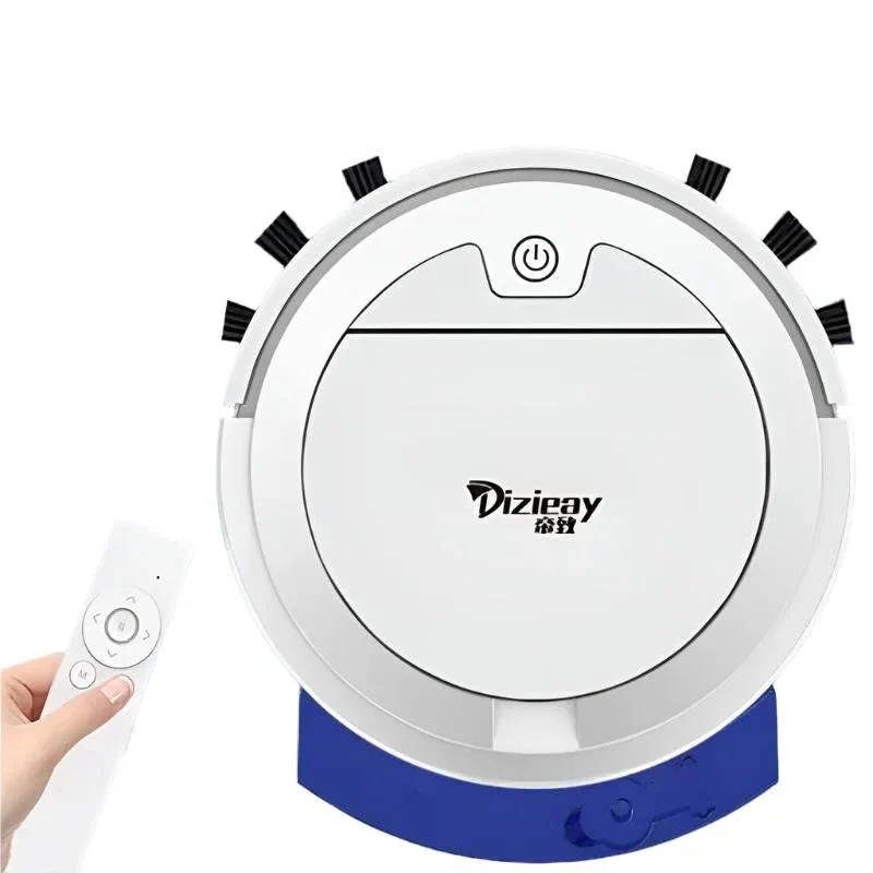 Ultra-Thin Remote Controlled Robot Vacuum Cleaner With Water Tank