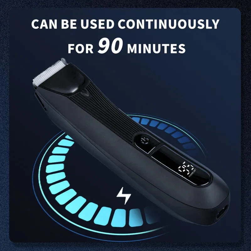 Body Hair Groin Pubic Hair Intimate Electric Washable Trimmer