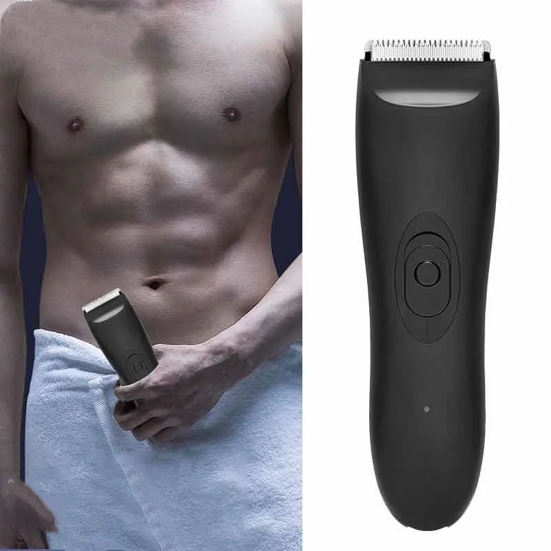 Men's Intimate Groin Private Parts Whole Body Hair Waterproof Rechargeable Shaver Trimmer