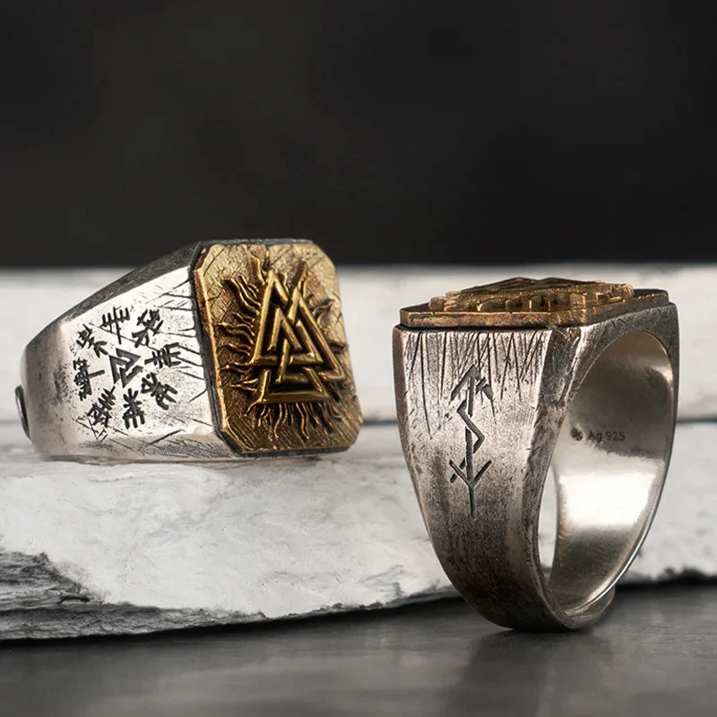 Men's Domineering Nordic Viking Ring