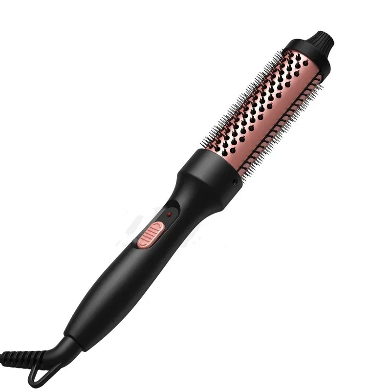 High Power Hair Straightener And Curling Iron Heating Brush For Hair Styling