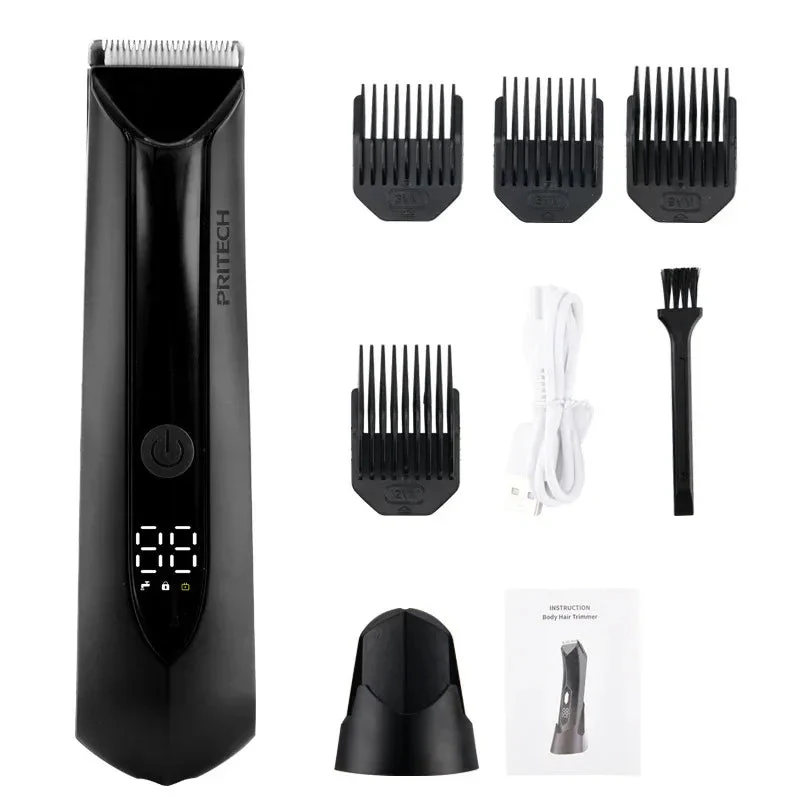 Men's Intelligent Digital Display Hair Removal Electric Shaver For The Entire Body