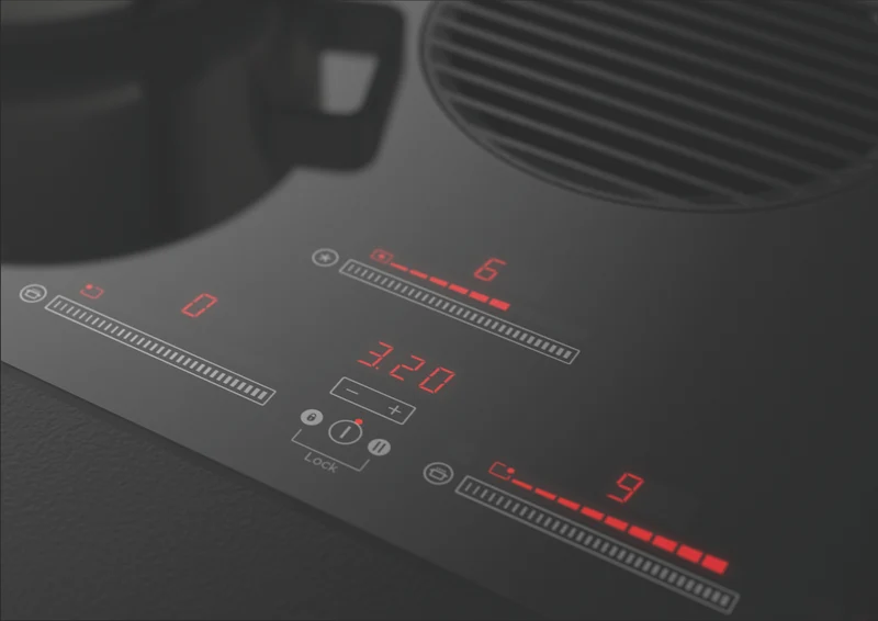 Fisher & Paykel 83cm Series 9 4 Zone Induction Cooktop with Integrated Ventilation