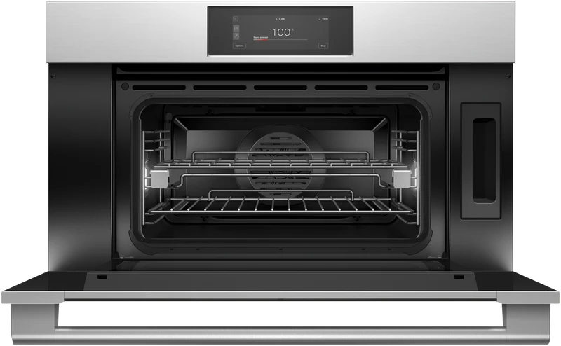 Fisher & Paykel Series 9 Professional Compact 76cm Combination Steam Oven, Stainless Steel
