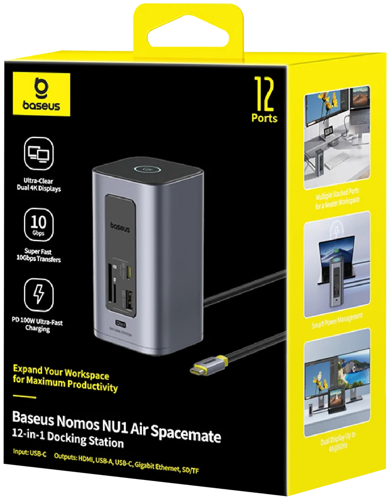 Baseus 12-in-1 USB-C Docking Station