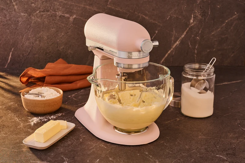 KitchenAid Artisan Plus Tilt Head Stand Mixer Feather Pink