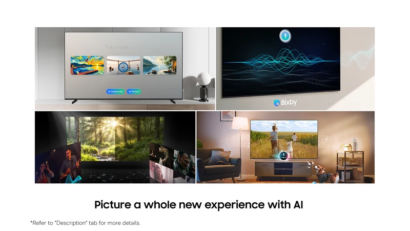 Samsung 77" OLED S95H 4K Smart AI TV 2026