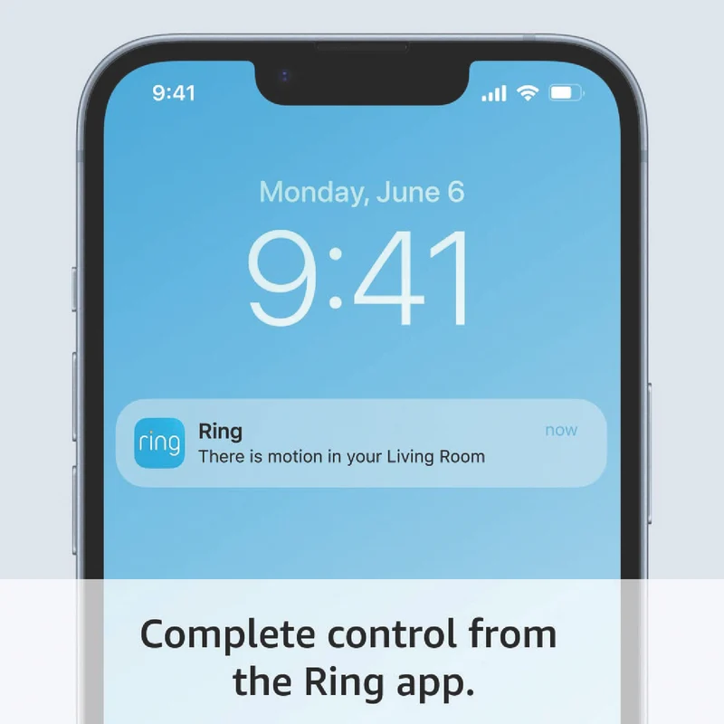 Ring Indoor Camera - Plug-In Security Camera - White