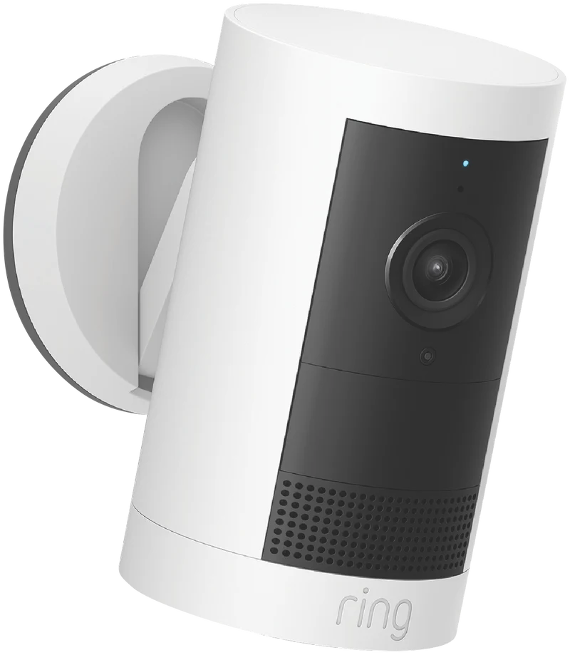 Ring 2K Outdoor Camera Plus Battery (White)