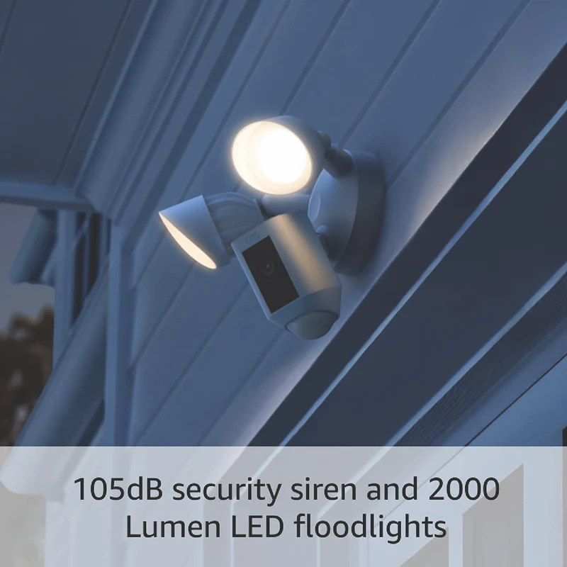Ring Floodlight Cam Wired Plus (White)