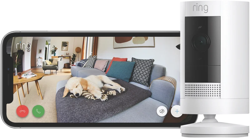Ring Outdoor Camera (Stick Up Cam) Battery (White)