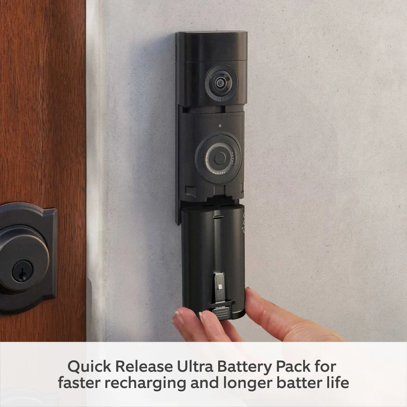 Ring Battery Video Doorbell 4K Pro - Deep Silver