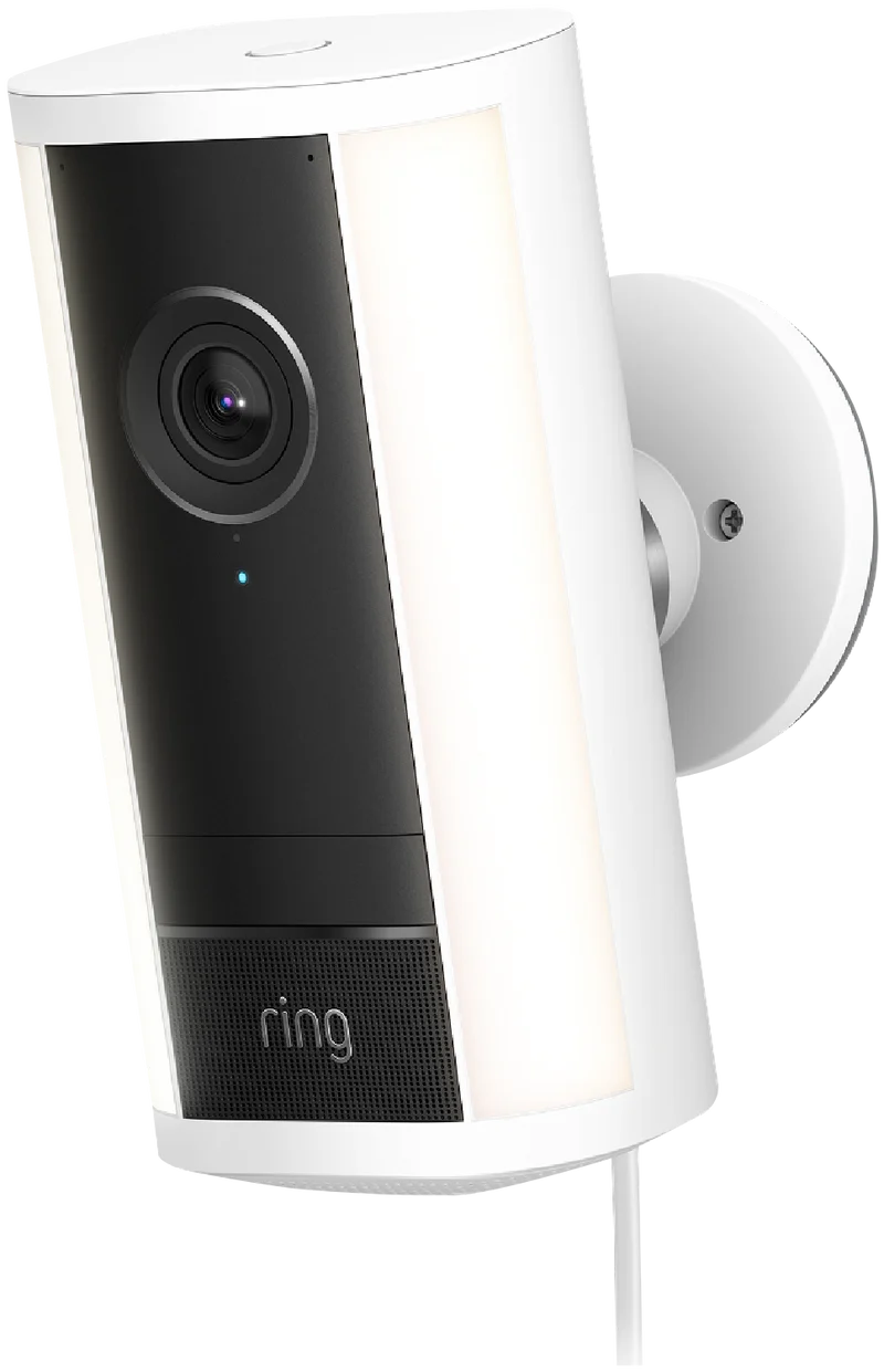 Ring Spotlight Camera 4K Pro - Plug-In Security Camera - White