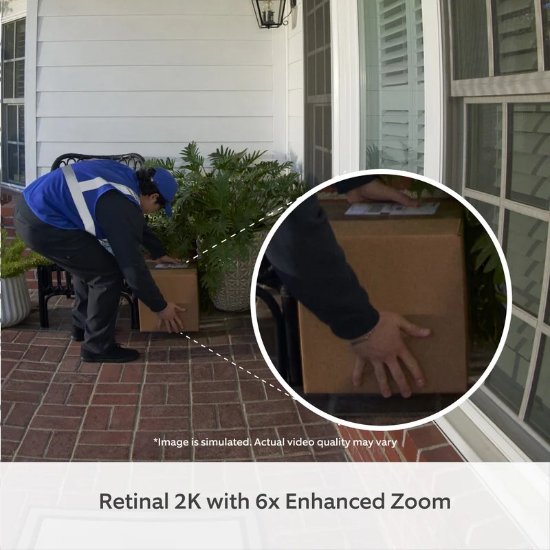 Ring Battery Video Doorbell 2K Plus - Nickel Silver