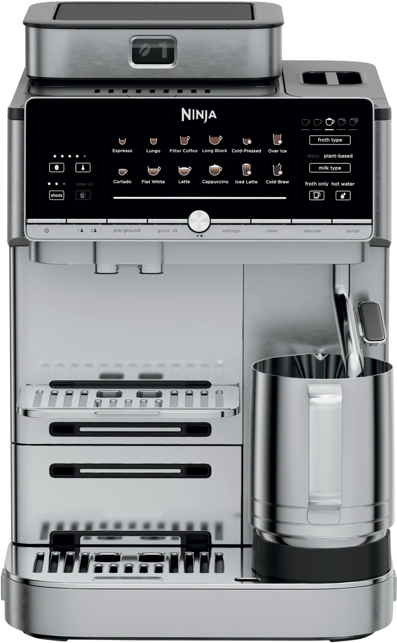 Ninja Auto Barista Pro Automatic Espresso Machine Stainless Steel