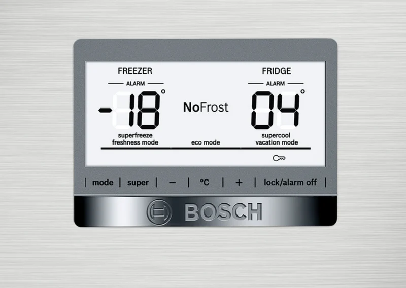 BOSCH KGN86AID1N Series 6 Free-standing fridge-freezer with freezer at bottom 186 x 86 cm Stainless steel (with anti-fingerprint)