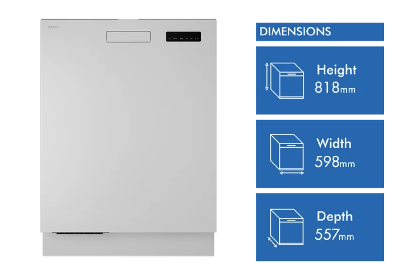 ASKO Classic 14 Place Setting Built-In Dishwasher, White