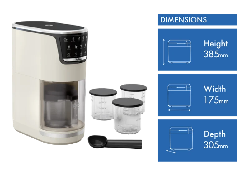 Tefal Dolci Rise Nesquik Bundle Ice Cream Maker