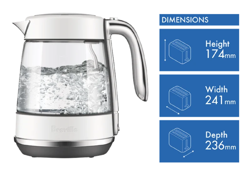 Breville The Crystal Luxe Kettle Sea Salt