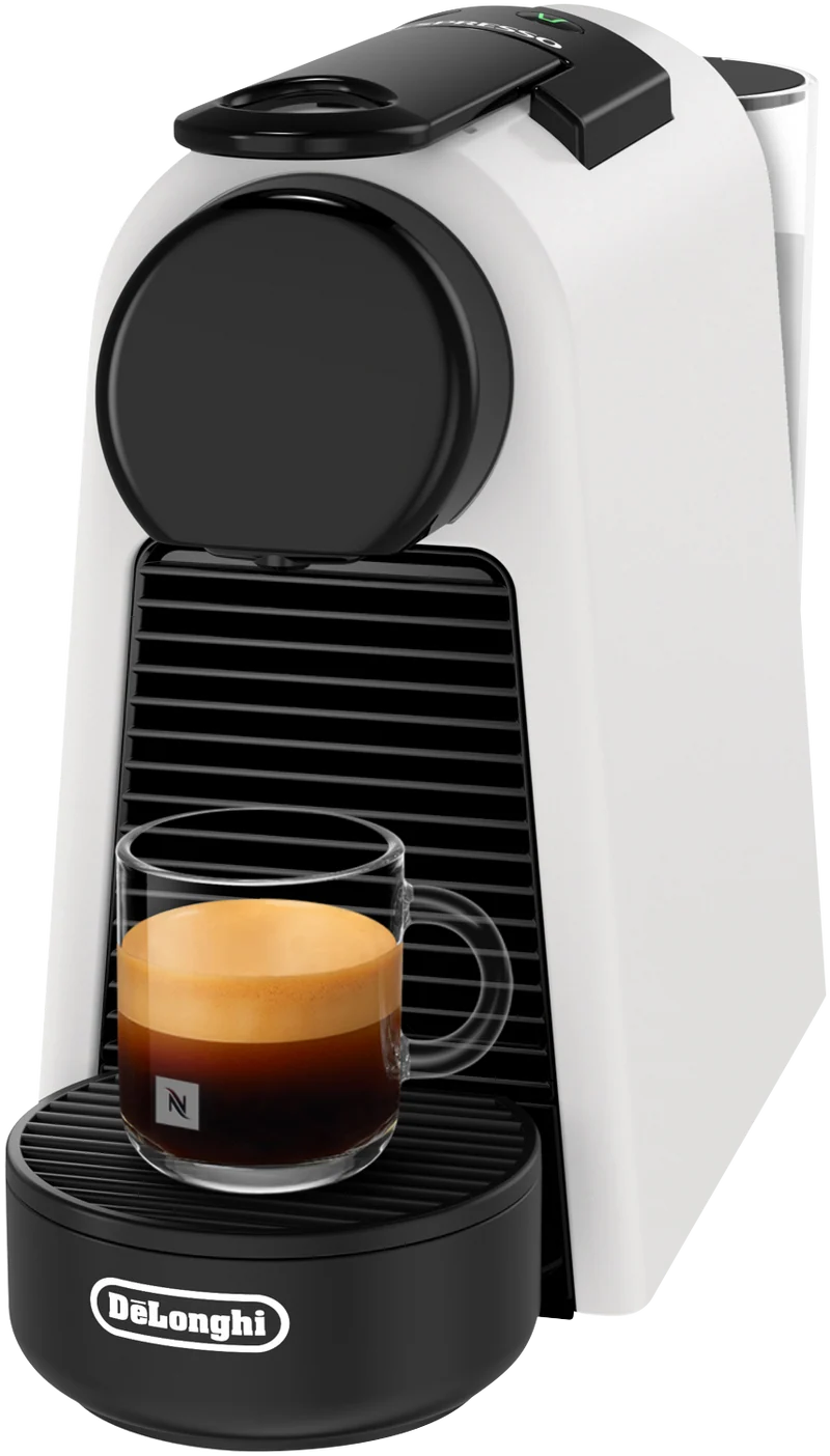 Nespresso Essenza Mini Capsule Coffee Machine Bundle White