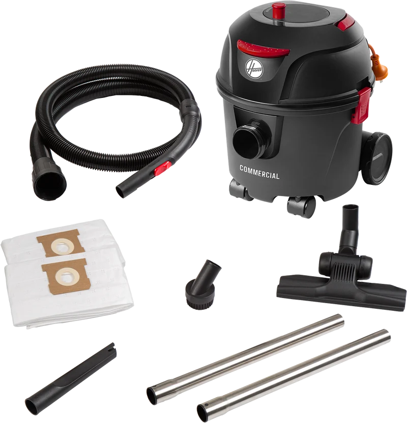 Hoover Commercial 10L Bagged Canister Vacuum