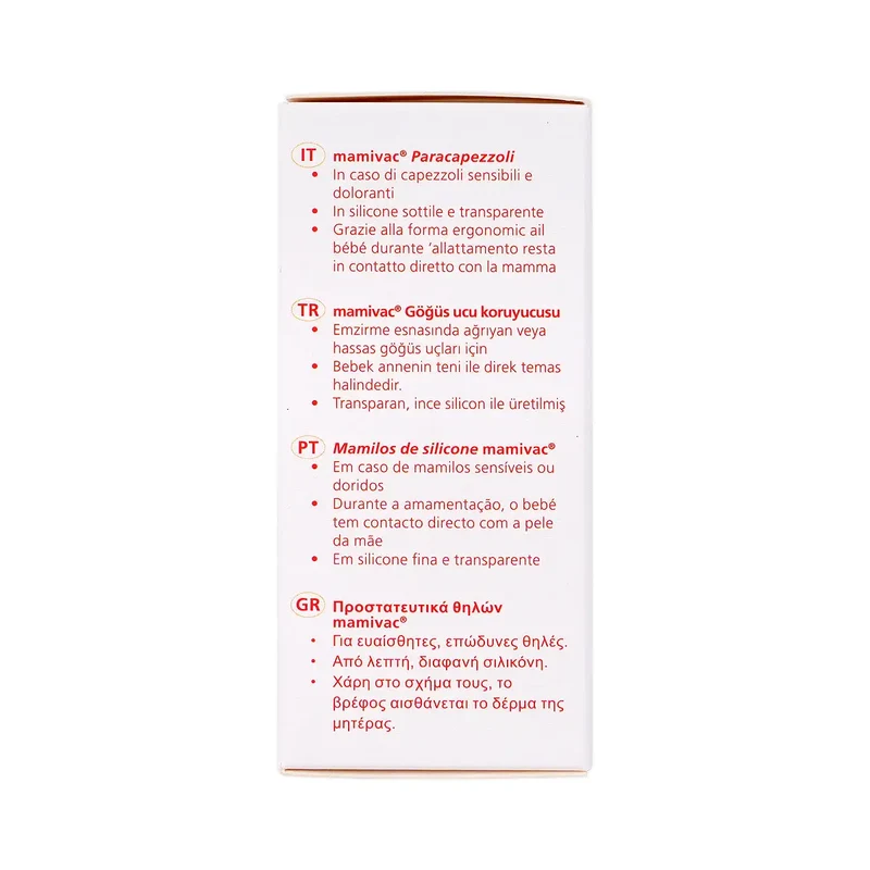 mamivac Nipple Shields Conical 28mm - L (Box/2pcs)