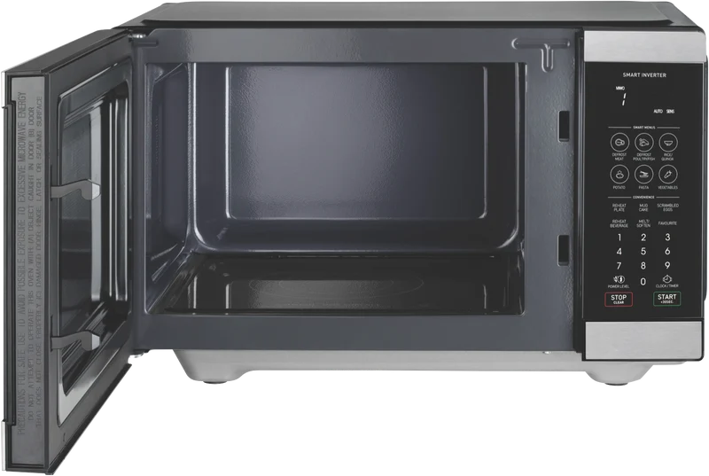 Sharp 26L 900W Flatbed Inverter Microwave Stainless Steel
