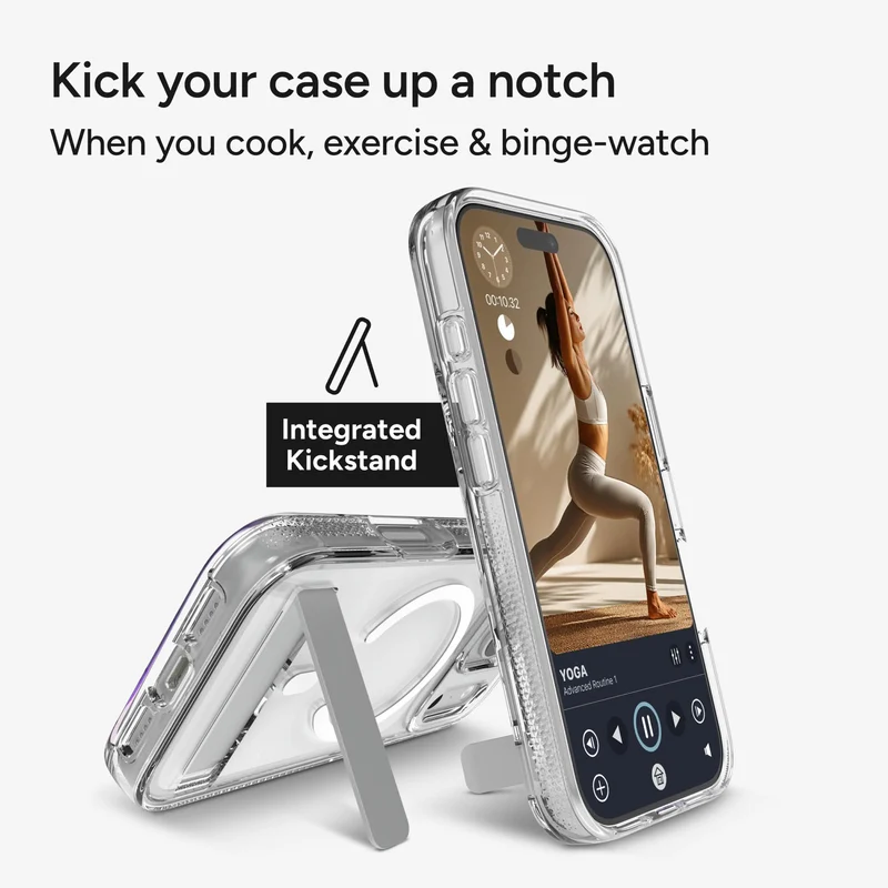 ZAGG Crystal Palace Snap Kickstand Case Apple 17 Pro