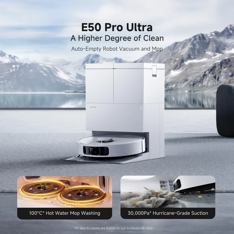 MOVA E50 Pro Ultra Wet & Dry Robotic Vacuum