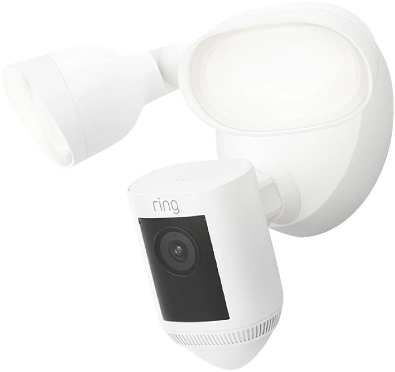 Ring Floodlight Cam Pro 2K Wired (White)