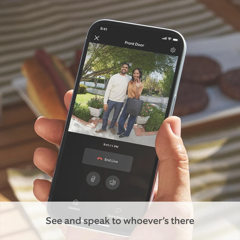 Ring Battery Video Doorbell (Satin Nickel)