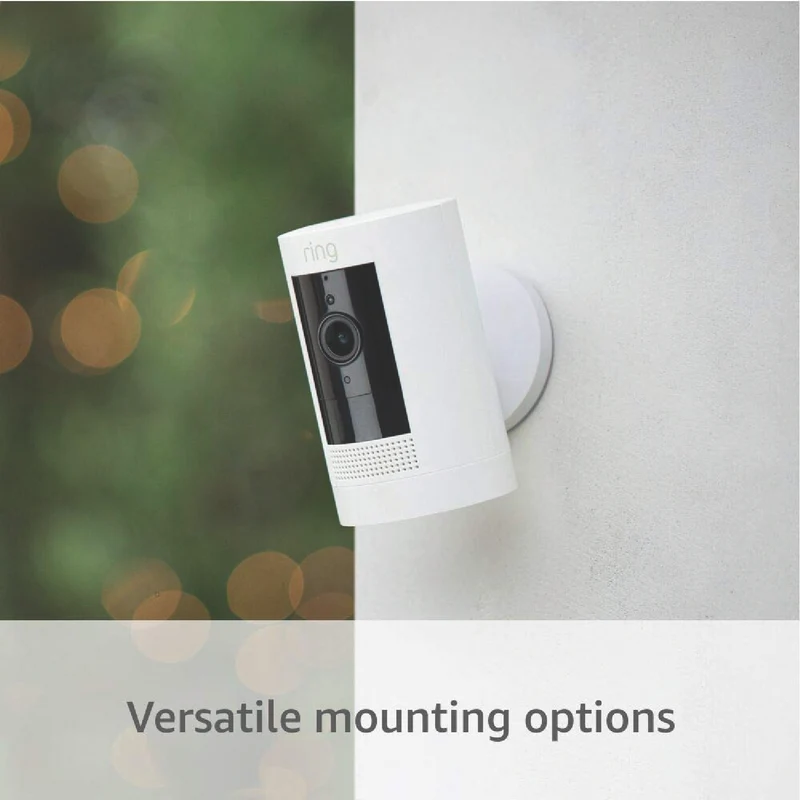 Ring 2-Pack Outdoor Camera (Stick Up Cam) Battery (White)