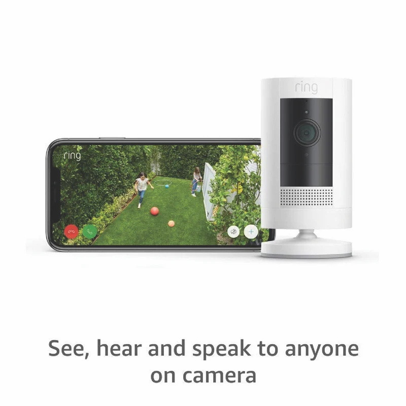 Ring 2-Pack Outdoor Camera (Stick Up Cam) Battery (White)