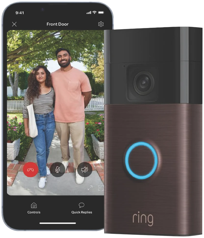Ring Battery Video Doorbell (Venetian Bronze)