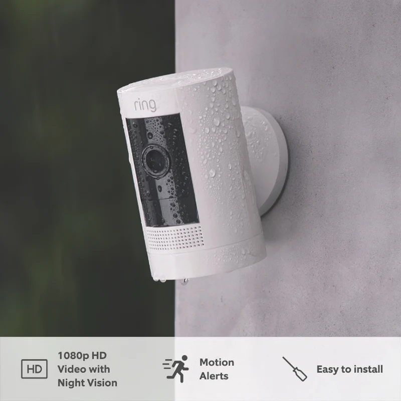 Ring 3-Pack Outdoor Camera (Stick Up Cam) Battery (White)