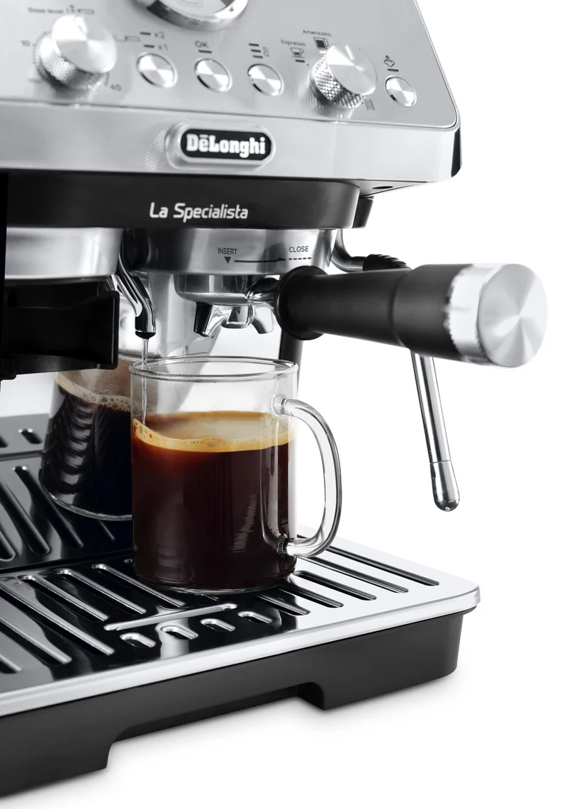 DeLonghi La Specialista Arte Manual Coffee Machine Metal Black