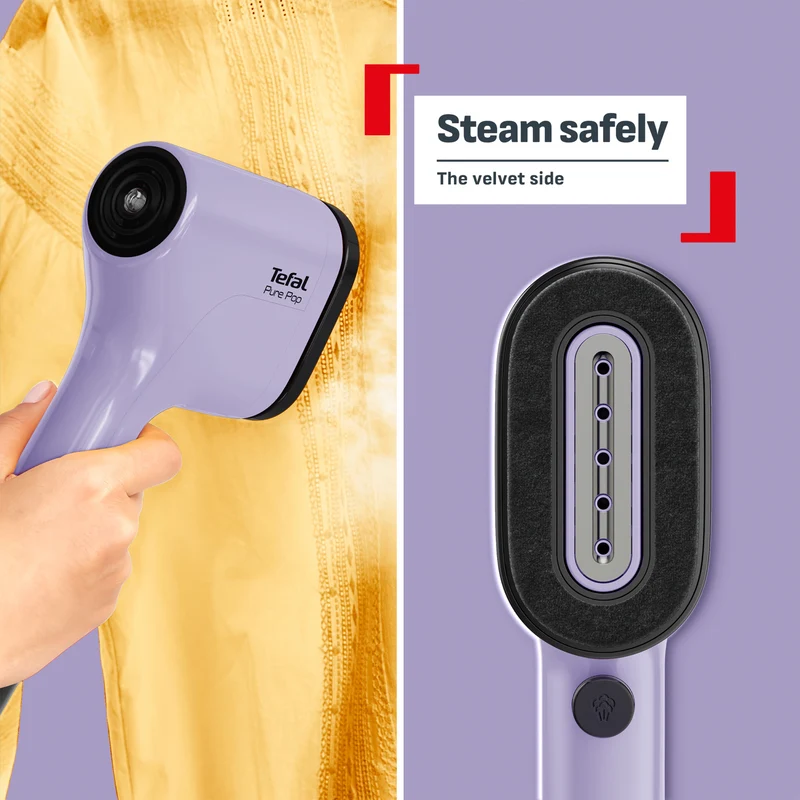 Tefal Pure Pop Garment Steamer Lavender