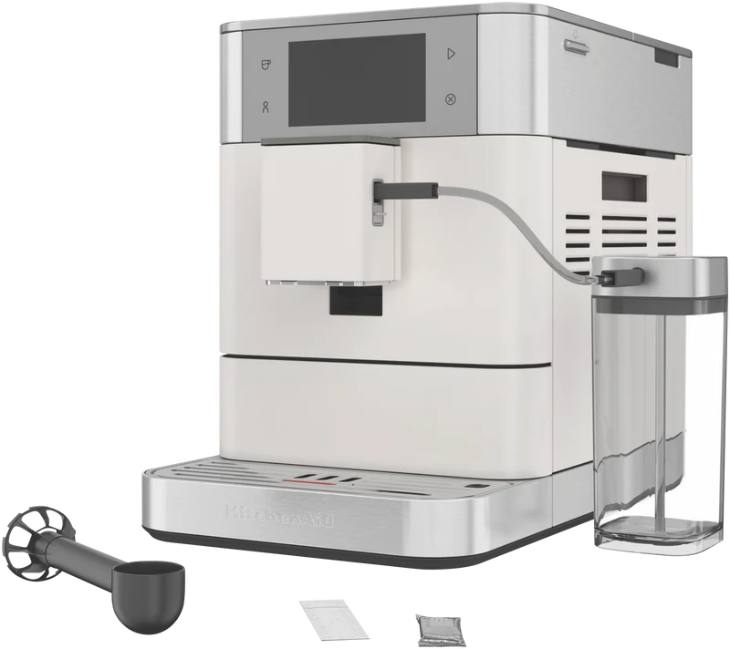 KitchenAid Fully Automatic Espresso Machine With Milk Container Porcelain